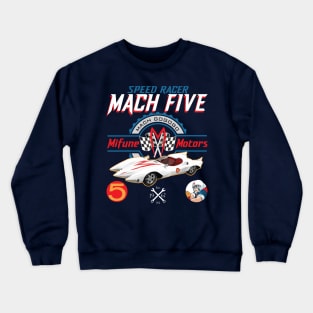 Speed Racer Mach 5 Mifune Motors Crewneck Sweatshirt